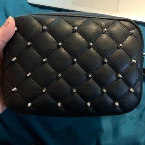 Rebecca Minkoff Quilted Black Silver Studded NWT Crossbody
